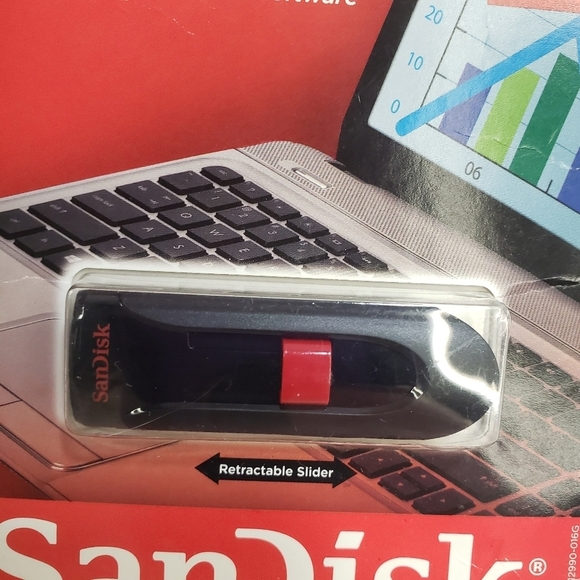 Sandisk Cruzer Glide USB Flash Drive 16 GB 2.0/3.0 Sealed 2013 - Picture 2 of 7